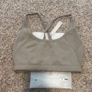 BuffBunny Plush Fleece Bralette Neutral